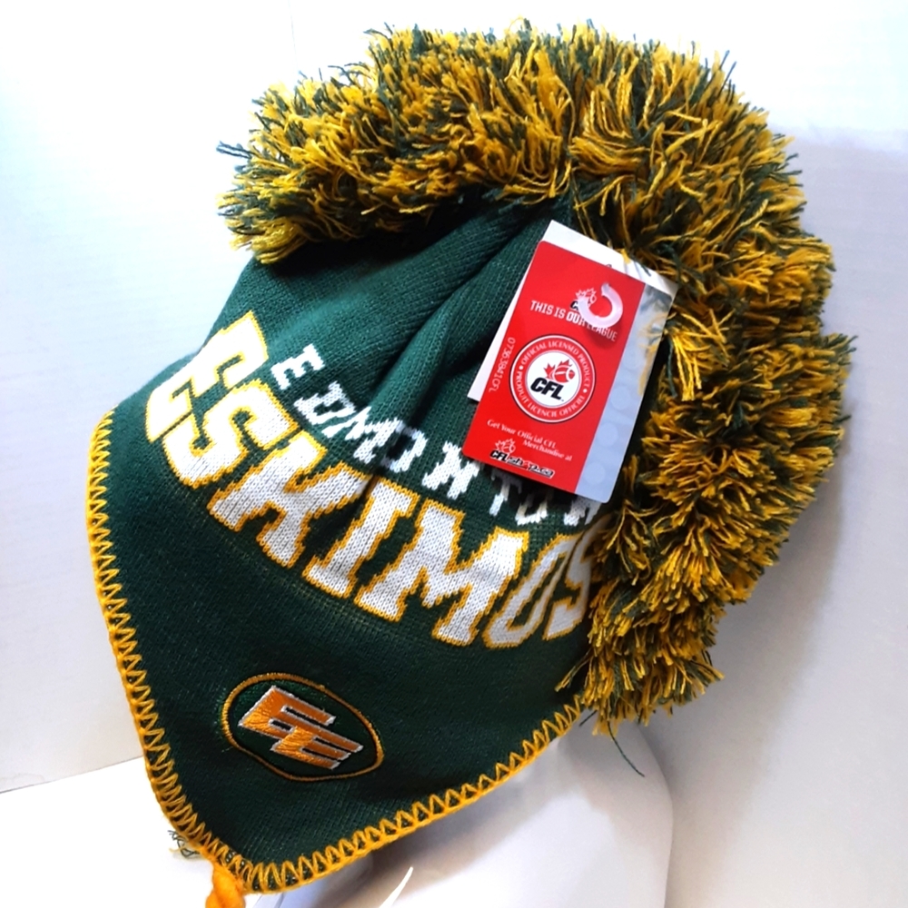 Reebok CFL Edmonton Eskimos Knit Hat Football  Boys 8 - 20 Unisex Youth Girls